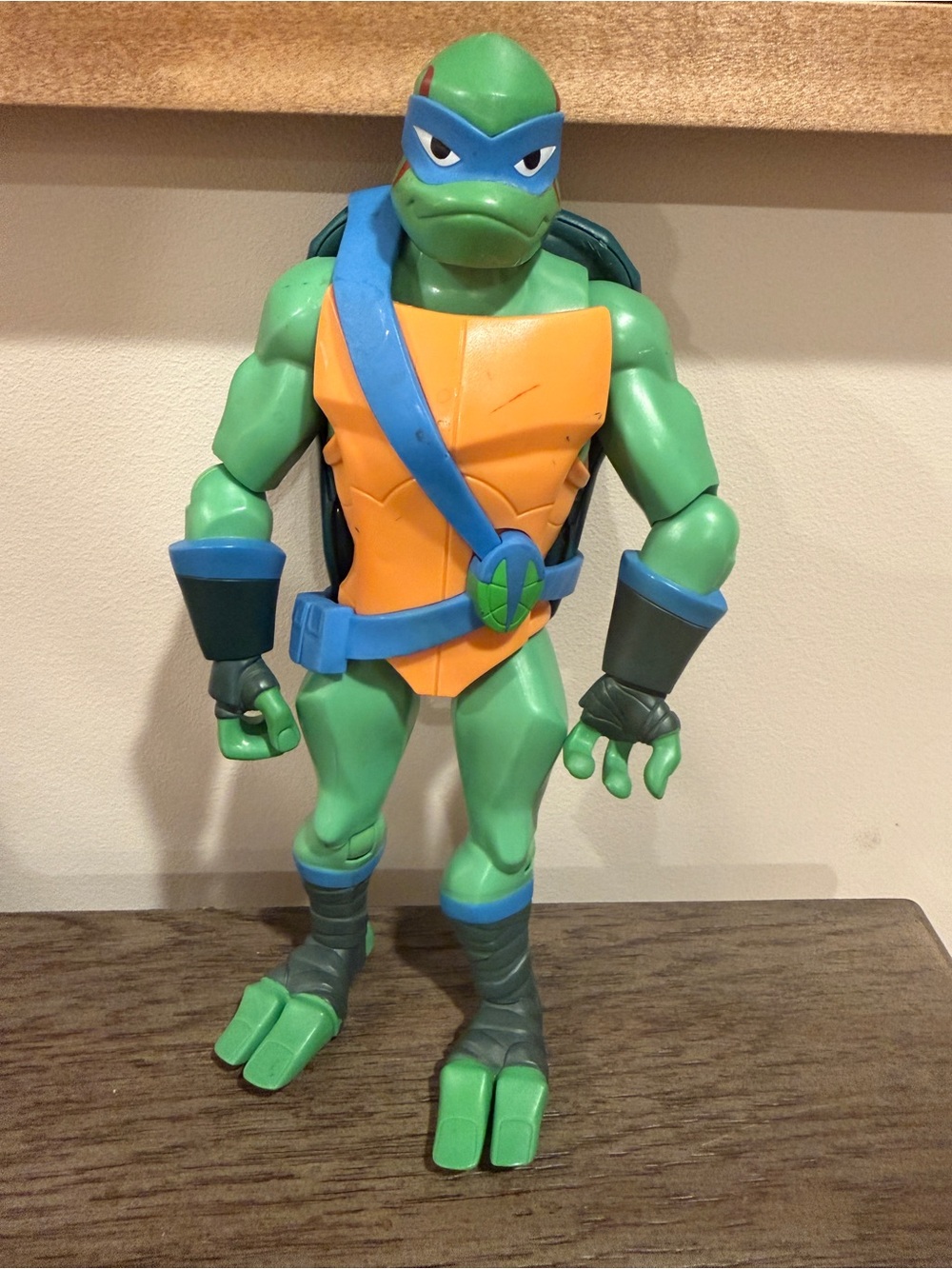 2018 Rise of the TMNT Giant Leonardo Action Figure Playmates 11” Figure Only